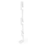HANGERWORLD 24 White 5.7inch Plastic Space Saving Multi-Hang Coat Clothes Garment Hanger Connector Hooks