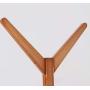 SHELFDQ Solid Wood Tree Coat Rack European Style Hotel Floor Clothes Rack Simple Creative Hanger (Color : Pure White)