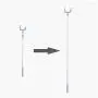 Closet Stick Pole,Closet Hook,Fashion Aluminum Alloy Telescopic Extending Reach Stick Clothes Poles/Rod/Hanger/Fork/Rail/Hooker/Stick for Clothes Rack/Closet/Ceiling/Shelf (Cerulean)