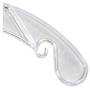 NAHANCO 405 Plastic Dress Hanger, Heavy Weight, 17", Clear (Pack of 100)