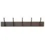 AmazonBasics Wall Mounted Standard Coat Rack, 5 Hooks, Set of 2, Espresso AmazonBasics Wall Mounted Standard Coat Rack, 5 Hooks, Set of 2, Espresso