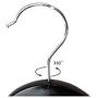 SAASNY Suit Hangers,（Pack of 20） Black Clothes Hangers Wooden Wood Clothes Coat Hangers with Round Trouser Bar and Shoulder Notches Strong Premium Heavy Duty