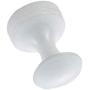 LIOOBO Brass Wall Hook Decorative Robe Coat Hook Bathroom Towel Hanger Closet Clothes Hat Hanging Rack for Kitchen Home (White)
