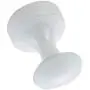 LIOOBO Brass Wall Hook Decorative Robe Coat Hook Bathroom Towel Hanger Closet Clothes Hat Hanging Rack for Kitchen Home (White)