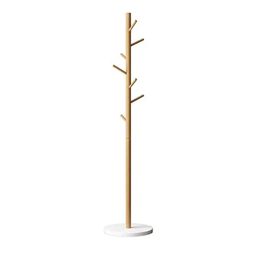 Cxjff Floor Standing Coat Rack Hanger Clothes 7 Hooks Stable Simple Easy Install Bamboo, 4 Colors, 37x37x170cm (Color : White) Cxjff Floor Standing Coat Rack Hanger Clothes 7 Hooks Stable Simple Easy Install Bamboo, 4 Colors, 37x37x170cm (Color : White)