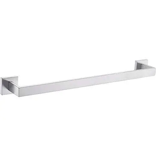 Bath Towel Bar 23.74", Suyar SUS304 Stainless Steel Bathroom Single Towel Holder, Shower Coat Pants Clothes Hanger, Hand Towel Rack for Wall, Brushed Nickel Bath Towel Bar 23.74", Suyar SUS304 Stainless Steel Bathroom Single Towel Holder, Shower Coat Pants Clothes Hanger, Hand Towel Rack for Wall, Brushed Nickel