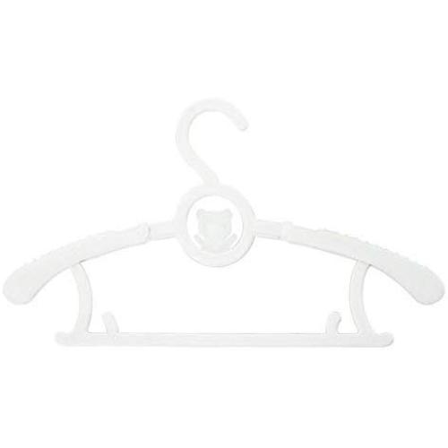shengyuze Children Clothes Hanger, 5Pcs Extendable Children Kids Clothes Hanger Baby Trousers Drying Holder Rack - Beige