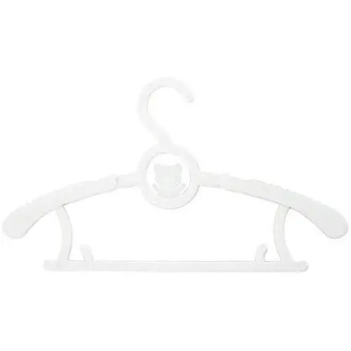 shengyuze Children Clothes Hanger, 5Pcs Extendable Children Kids Clothes Hanger Baby Trousers Drying Holder Rack - Beige