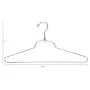 10 Quality Metal Hangers, Swivel Hook, Stainless Steel Heavy Duty Wire Clothes Hangers (10, Standard - 17 10 Quality Metal Hangers, Swivel Hook, Stainless Steel Heavy Duty Wire Clothes Hangers (10, Standard - 17