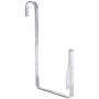Simdoc 2pcs Over Door Hook Stainless Steel Door Hanger Kitchen Cabinet Clothes Hanger Organizer Holder