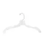NAHANCO 505MGHU Plastic Dress Hanger, Chrome Swivel Hook, Rubber Gripper, Middle Heavy Weight, 17", Clear (Pack of 50) NAHANCO 505MGHU Plastic Dress Hanger, Chrome Swivel Hook, Rubber Gripper, Middle Heavy Weight, 17", Clear (Pack of 50)