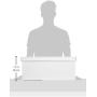 AmazonBasics Medium Duty Storage Filing Boxes with Lid - Pack of 12, Letter / Legal Size