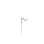 NAHANCO 54” Chrome Garment Reaching Hook with Wooden Handle (Pack of 1)