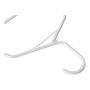 Plastic Hangers for Clothes Standard Pack of 20 White Space Saver Plastic Hangers for Clothes Standard Pack of 20 White Space Saver