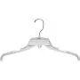 Clear Plastic Top Hanger, Boxes of 100 Space Saving Hangers w/ Notches and 360 Degree Swivel Hook for Shirt or Dress by The Great American Hanger Company Clear Plastic Top Hanger, Boxes of 100 Space Saving Hangers w/ Notches and 360 Degree Swivel Hook for Shirt or Dress by The Great American Hanger Company