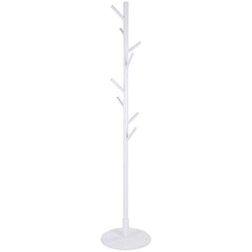 TOPINCN Solid Wooden Coat Rack Entryway Hall Bedroom Stand Tree Rack for Clothes Hat Handbag Jacket Scarf Hanger 8 Hook Easy to Assemble (White) TOPINCN Solid Wooden Coat Rack Entryway Hall Bedroom Stand Tree Rack for Clothes Hat Handbag Jacket Scarf Hanger 8 Hook Easy to Assemble (White)