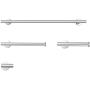 Towel Bar for Bathroom（4 pack/304 Stainless Steel） with 23.6'' Towel bar，Toilet Paper Holder，Hand Towel bar and Robe Hook | Bathroom Hardware Set