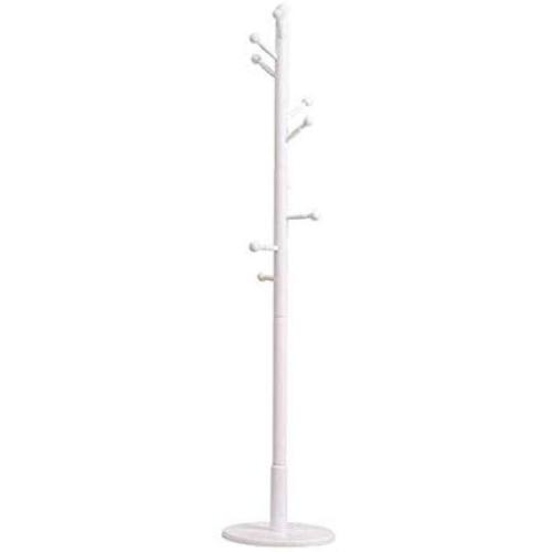 TD Wooden Coat Rack Bedroom Hanger Single Pole Living Room Clothes Rack Floor Rack Home Bag Rack (Color : A)