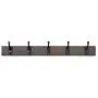 AmazonBasics Wall Mounted Coat Rack, 5 Modern Hooks, Espresso AmazonBasics Wall Mounted Coat Rack, 5 Modern Hooks, Espresso