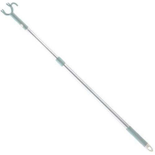 Great Top Retractable Reach Pole Telescoping Long Reach Closet Pole Adjustable Clothesline Pole with Utility Hook Great Top Retractable Reach Pole Telescoping Long Reach Closet Pole Adjustable Clothesline Pole with Utility Hook