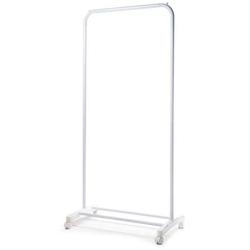 LE JUE Single Hanger Rack Clothes Garment Rack (White)