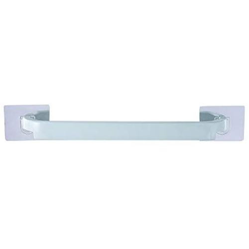 Yamalans Adhesive Wall Mounted Bathroom Toilet Towel Holder Rack Kitchen Washing Cloth Hanger Wall Mount Single Bar Shelf Blue
