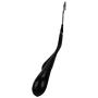 Mawa by Reston Lloyd BodyForm Series Non-Slip Space-Saving Extra Wide Clothes Hanger For Jackets, Suits & Coats, Style 46/L , Set of 6, Black