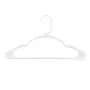 Plastic Clothes Hangers Ideal for Everyday Use, Clothing Hangers, Standard Hangers, White Hangers (30 Pack)