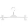 HANGERWORLD 20 Black 13.7inch Plastic Coat Clothes Garment Pants Skirt Hangers Adjustable Clips HANGERWORLD 20 Black 13.7inch Plastic Coat Clothes Garment Pants Skirt Hangers Adjustable Clips