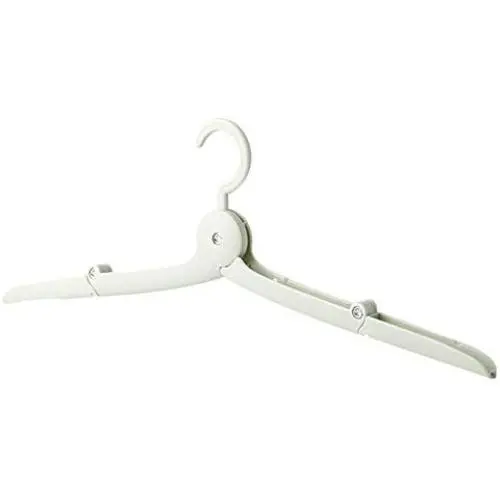 lzndeal Folding Travel Clothes Hangers PP Adjustable Shoulder Clothes Rack for Adult Children