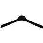 Black Velvet Hangers for Clothes- Heavy Duty Coat Hangers Non Slip Velvet- Slim and Space Saving Clothing Hangers for Top, Shirt, Sweater and Other Dress- Durable Suit Hangers (18, Coat Hangers)