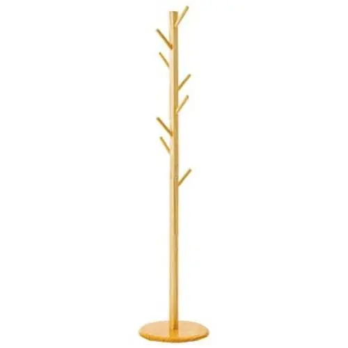 GTT-coat racks Wooden Tree Coat Rack, 8 Hooks - Super Easy Assembly NO Tools Required - Standing Coat Stand,Hallway Coat Hanger Hat Stand, for Handbag, Clothes & Accessories (Color : Wood Color)