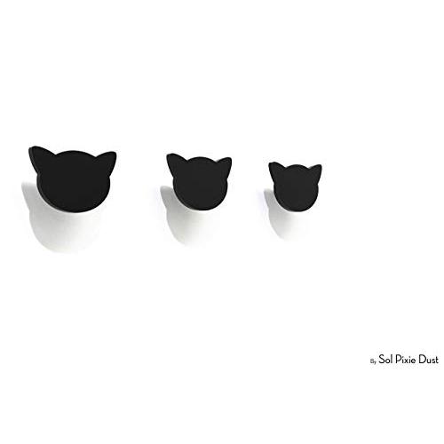 Modern Wall Hook Kitten - Kids Room decor, Coat Hook, Decorative Wall Hook, Wall Pegs, Wall Key Hanger, Kids Nursery Room