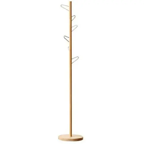 Angels home Simple Solid Wood Coat Rack Tree Nordic Clothes Rack Floor Bedroom Hanger Japanese-Style Beech Floor Hanger Angels home Simple Solid Wood Coat Rack Tree Nordic Clothes Rack Floor Bedroom Hanger Japanese-Style Beech Floor Hanger