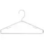 Tamor Plastics Corp. 6808/10WH.14 Cheerful Tubular Plastic Clothes Hanger (Pack of 10)