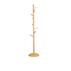 JZX Household Coat Rack Bedroom Creative Solid Wood Floor Hanger Simple Hanger Fashion Tree Porch Clothes Rack Modern/A