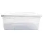 HOMZ 28 Quart Snaplock Container Clear Storage Bin with Lid, 2 Pack, White HOMZ 28 Quart Snaplock Container Clear Storage Bin with Lid, 2 Pack, White