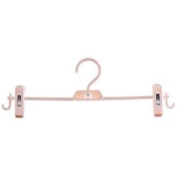 Yuqianjin 10-Pack Suit Hangers with Clips, Space Saving Clothes Hangers 14 Inch (Color : Pink)