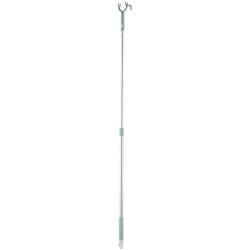 Great Top Retractable Reach Pole Telescoping Long Reach Closet Pole Adjustable Clothesline Pole with Utility Hook