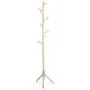 23H Wooden Coat Rack, 8 Hooks- Easy Assembly Stable Coat Tree with Triangular Bracket Base Adjustable Height Hat Hanger Holder Bedroom Living Room for Clothes,Purse,Scarves,Handbags,Umbrella 23H Wooden Coat Rack, 8 Hooks- Easy Assembly Stable Coat Tree with Triangular Bracket Base Adjustable Height Hat Hanger Holder Bedroom Living Room for Clothes,Purse,Scarves,Handbags,Umbrella