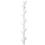 WZP Clothing Display Rack Hanger Wall Hanging Clothing Display Stand,White Creative Bag Clothes Hook,Hall Entrance Porch Clothing Display Stand Wall Mount/White / 123CM