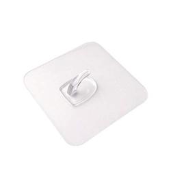 Seamless Adhesive Hooks Anti-skid Hooks Reusable Transparent Hooks Traceless Wall Hanging Hooks for Kitchen & Bathroom Decor 2-10pcs (D-8Pcs)