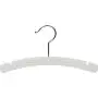 The Great American Hanger Company White Rounded Wooden Baby Hanger, Boxes of 25 10 Inch Wood Top Hangers w/Chrome Swivel Hook for Infant Clothes or Onesie The Great American Hanger Company White Rounded Wooden Baby Hanger, Boxes of 25 10 Inch Wood Top Hangers w/Chrome Swivel Hook for Infant Clothes or Onesie