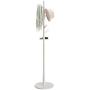TD Simple Modern Solid Wood Coat Rack Clothes Rail Corner Hanger Landing Hangers Bedroom Creativity Bag Rack (Color : White)