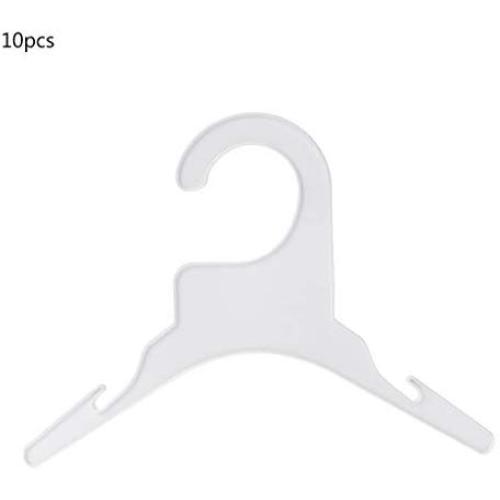 MEIYIN 10Pcs Plastic Pet Dog Puppy Cat Clothes Clothing Rack Hanger Dog Product Accessories