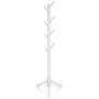Milliard Kids Coat Tree Rack Hanger Wooden White Rack Organizer Furniture
