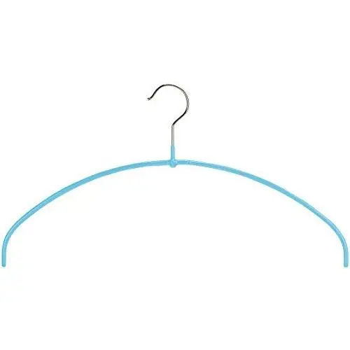 MAWA Non-Slip Space-Saving Clothes Hanger Style 44-PT for Shirts & Dresses, Pack of 4, Blue, 4 Pieces MAWA Non-Slip Space-Saving Clothes Hanger Style 44-PT for Shirts & Dresses, Pack of 4, Blue, 4 Pieces
