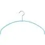 MAWA Non-Slip Space-Saving Clothes Hanger Style 44-PT for Shirts & Dresses, Pack of 4, Blue, 4 Pieces MAWA Non-Slip Space-Saving Clothes Hanger Style 44-PT for Shirts & Dresses, Pack of 4, Blue, 4 Pieces