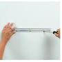 soldbbq 18-Inch Heavy-Duty Mirror and Picture Hanger with Walldog Anchorless Screws - Aluminum
