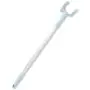 Closet Stick Pole,Closet Hook,Fashion Aluminum Alloy Telescopic Extending Reach Stick Clothes Poles/Rod/Hanger/Fork/Rail/Hooker/Stick for Clothes Rack/Closet/Ceiling/Shelf (Cerulean)